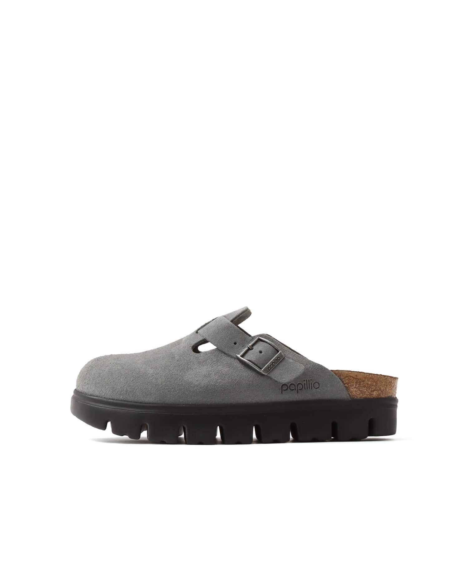 BIRKENSTOCK BOSTON CHUNKY LEVE BASALT GRAY/ BLACK BASALT GRAY