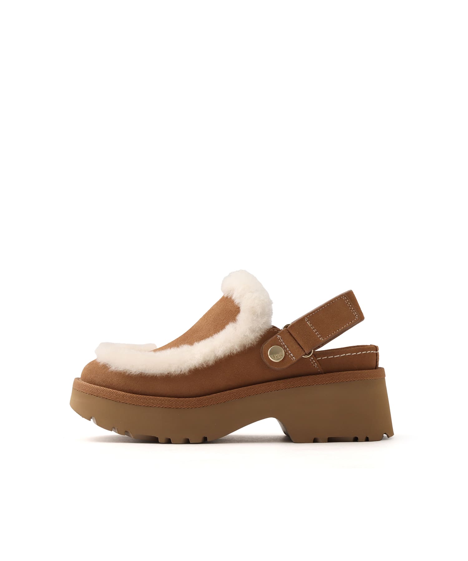 UGG W ESMEE CLOG CHESTNUT（アグ ニュー ハイツ エスミー クロッグ