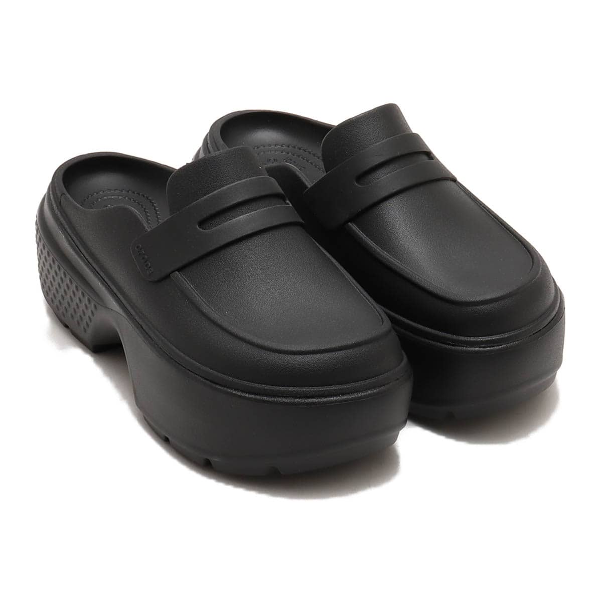 crocs Stomp Loafer Black/Black （クロックス ストンプ ローファー