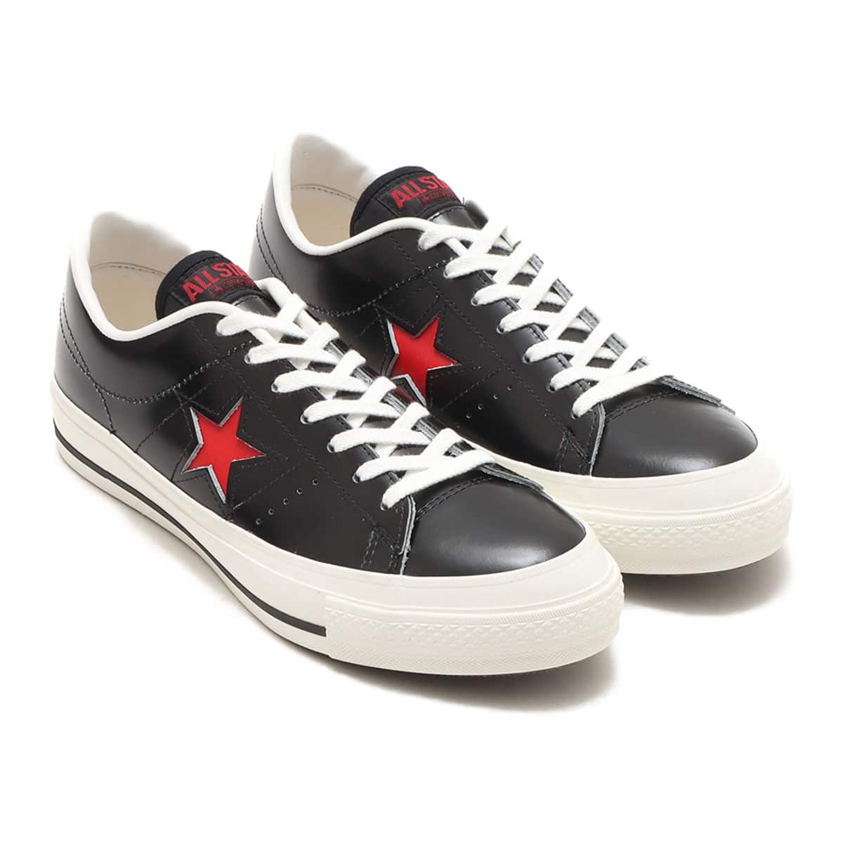 CONVERSE ONE STAR J Black/Red（コンバース ワンスター J-ブラック