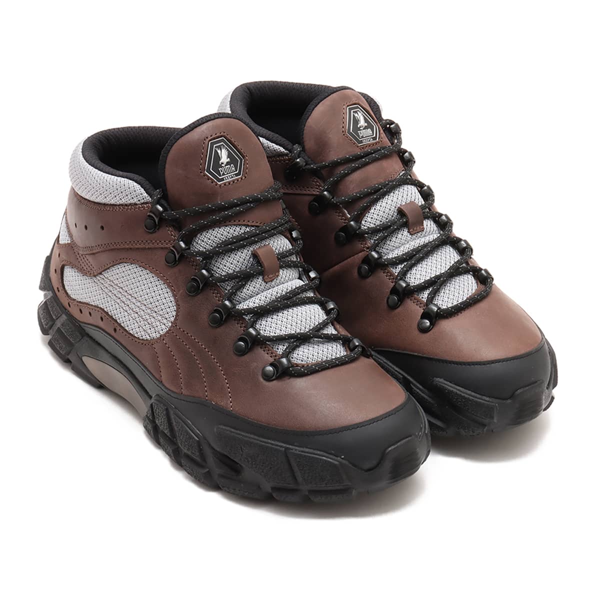 PUMA PUMA X SKEPTA FOREVER MID L DARK CHOCOLATE-PUMA SILVER