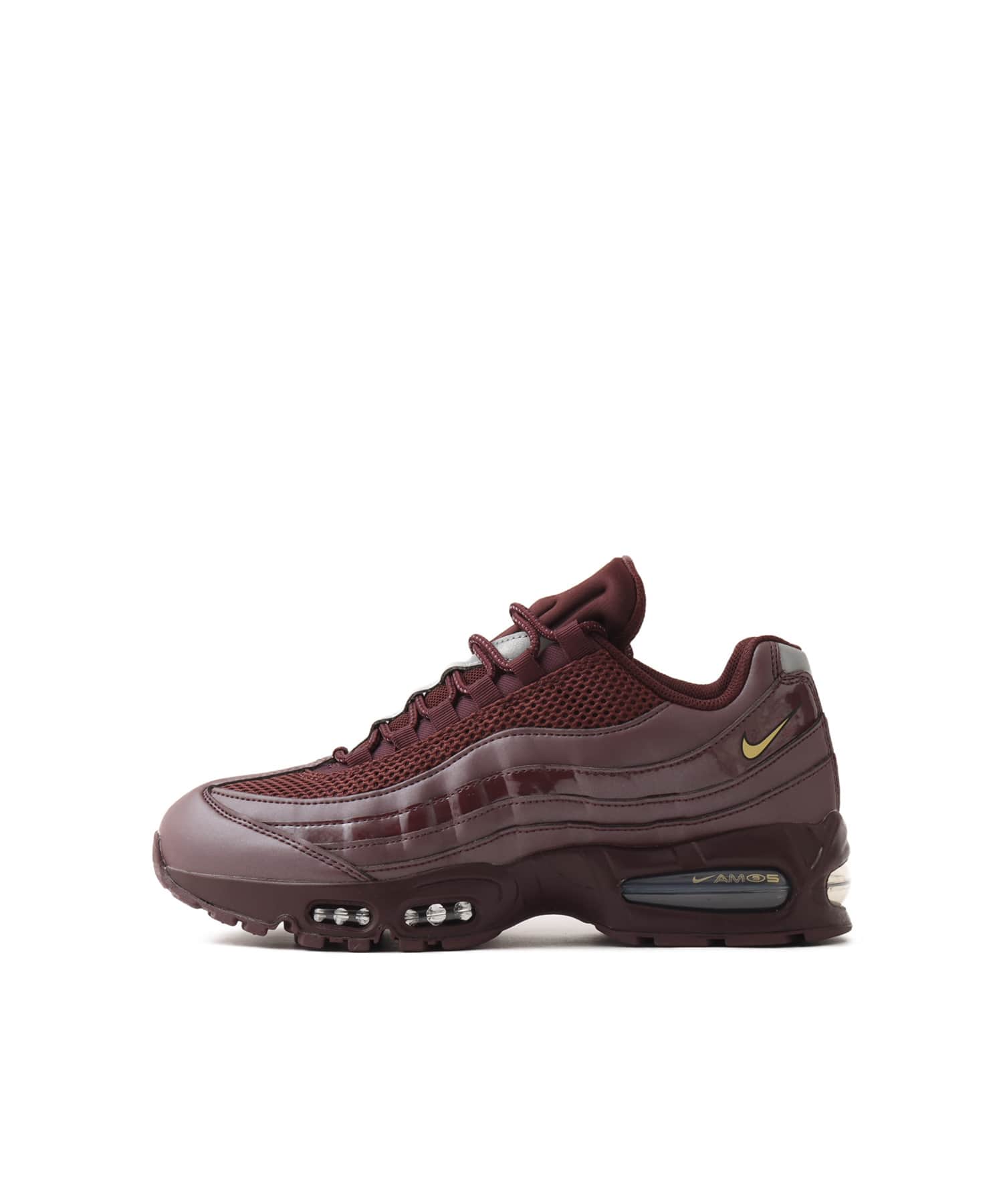 NIKE AIR MAX 95 BIG BUBBLE SE BURGUNDY CRUSH/METALLIC GOLD-BLACK