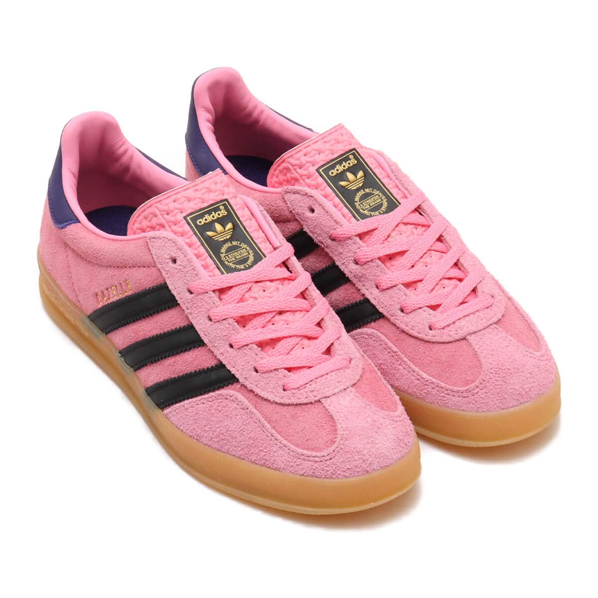 adidas GAZELLE INDOOR W BLIPNK/CBLACK/CPURPL （アディダス ガゼル