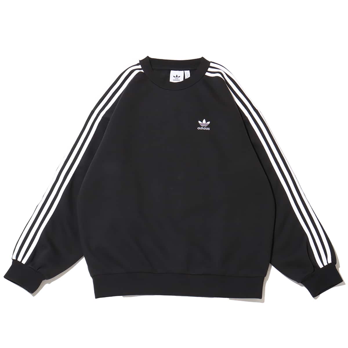 adidas Oversize crew ブラック（アディダス オーバーサイズ クルー