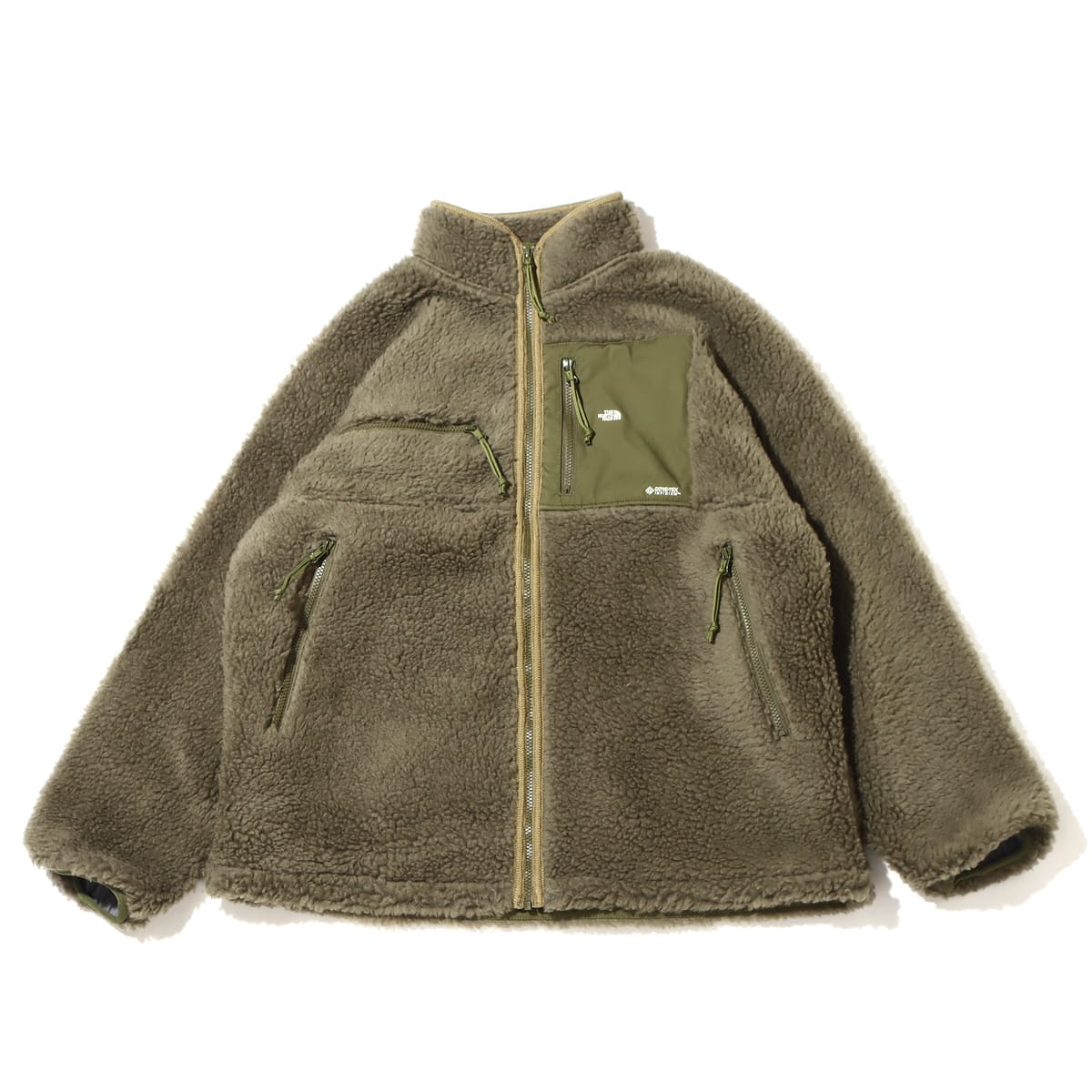 THE NORTH FACE PURPLE LABEL Wool Boa Fleece Field Jacket Olive
