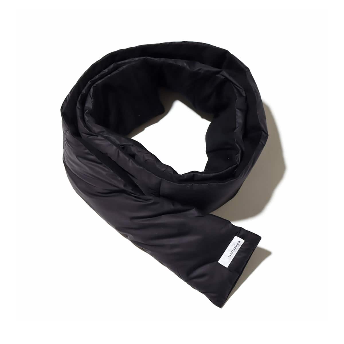 nanamica Down Muffler BLACK（ナナミカ ダウン マフラー-ブラック