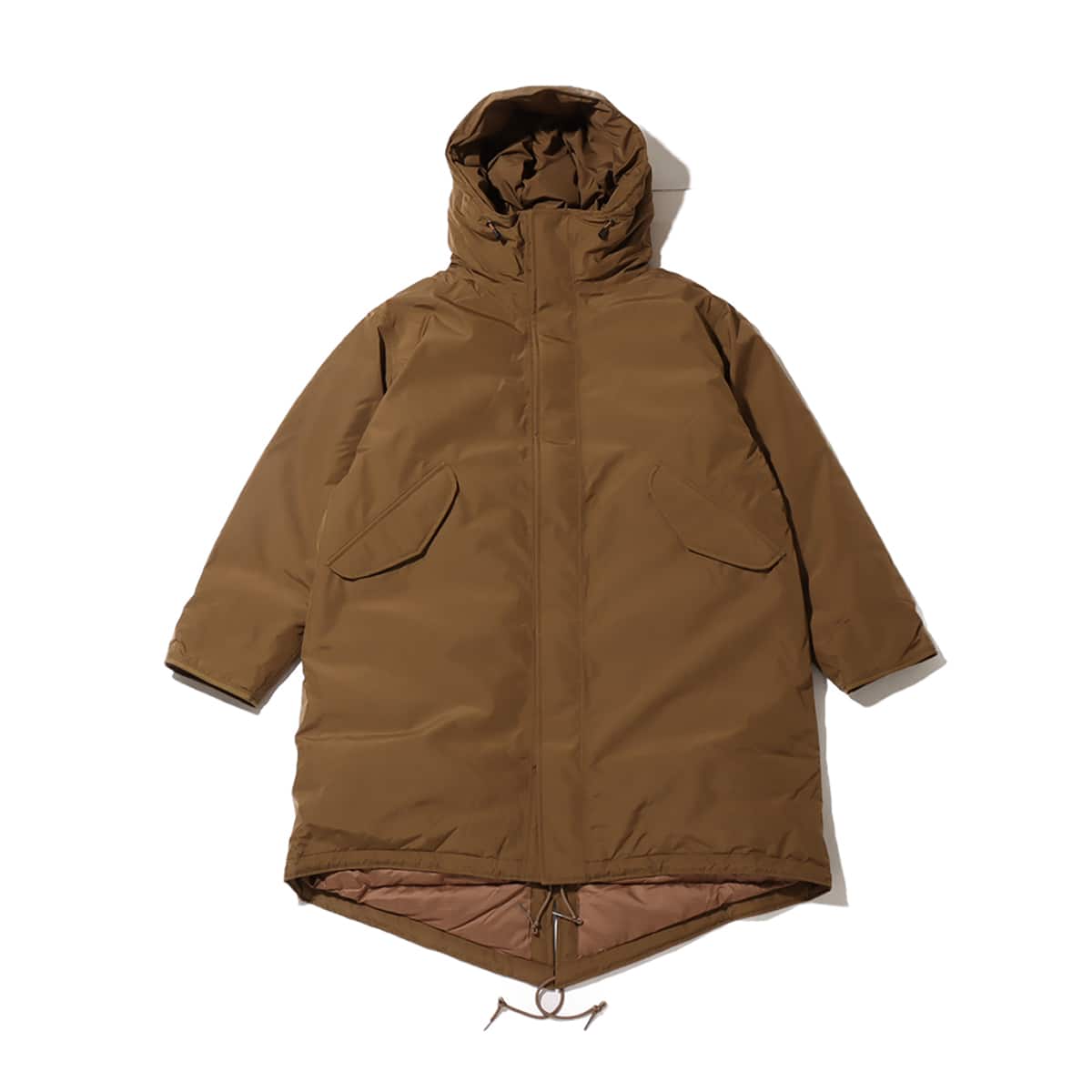 nanamica GORE-TEX Long Down Coat Wet Sand （ナナミカ ゴアテックス