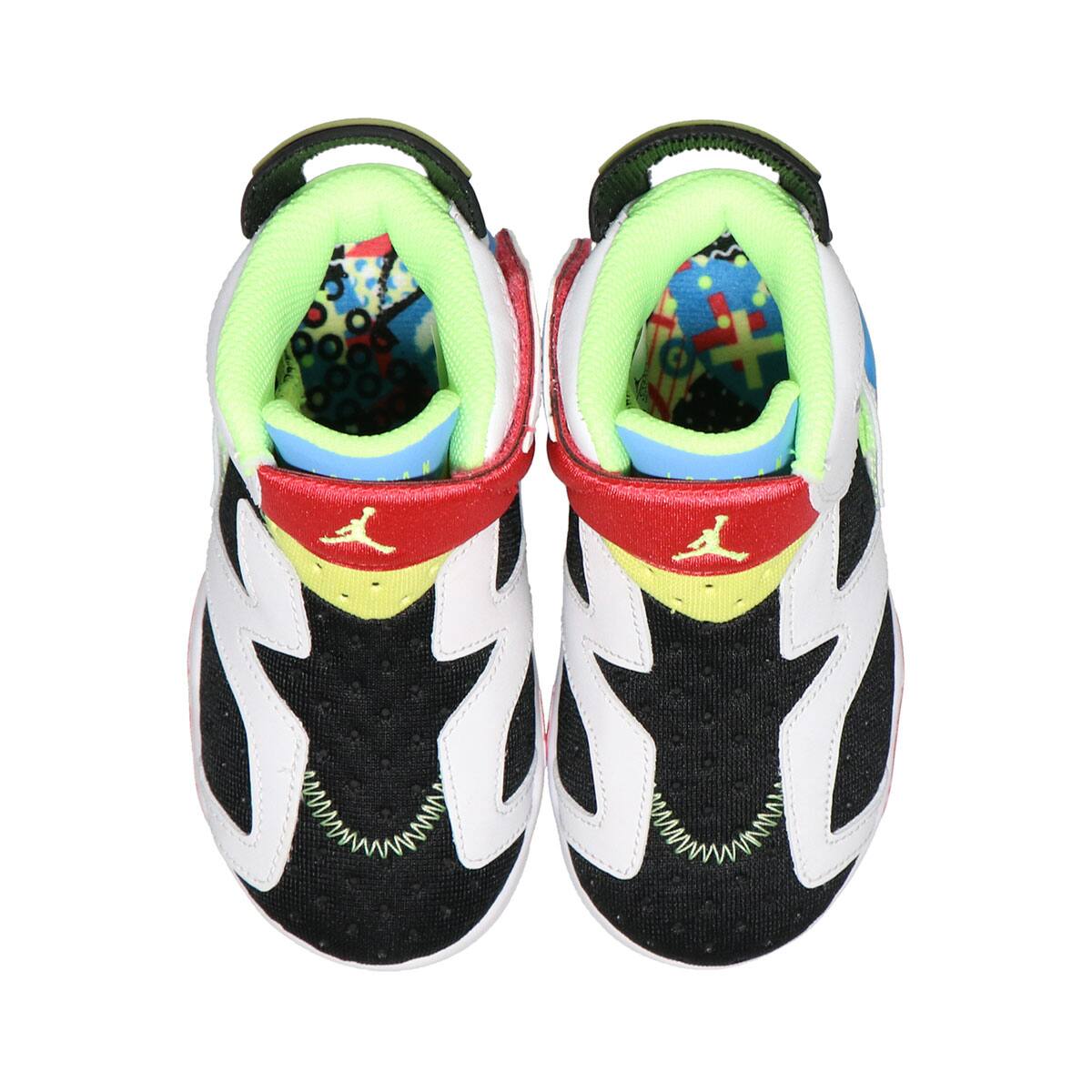 JORDAN BRAND JORDAN 6 RETRO LITTLE FLEX TD WHITE/GHOST GREEN-BLACK