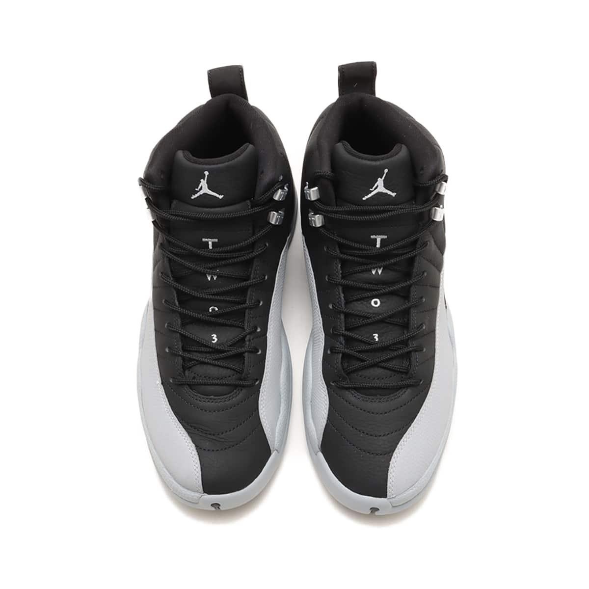 JORDAN BRAND AIR JORDAN 12 RETRO BLACK/WOLF GREY-WHITE（ジョーダン