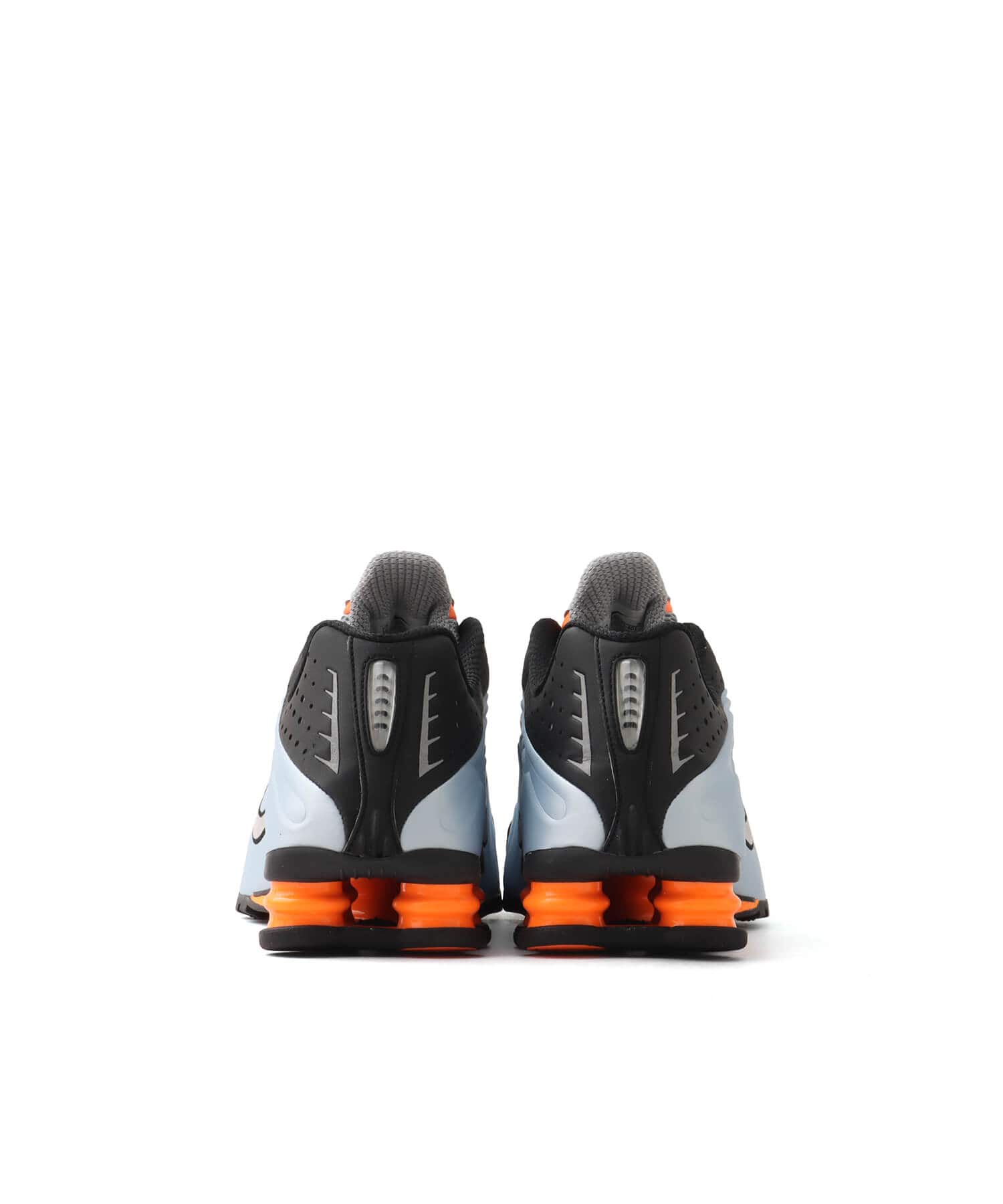 NIKE SHOX R4 BLUE TINT/METALLIC SILVER-TOTAL ORANGE（ナイキ