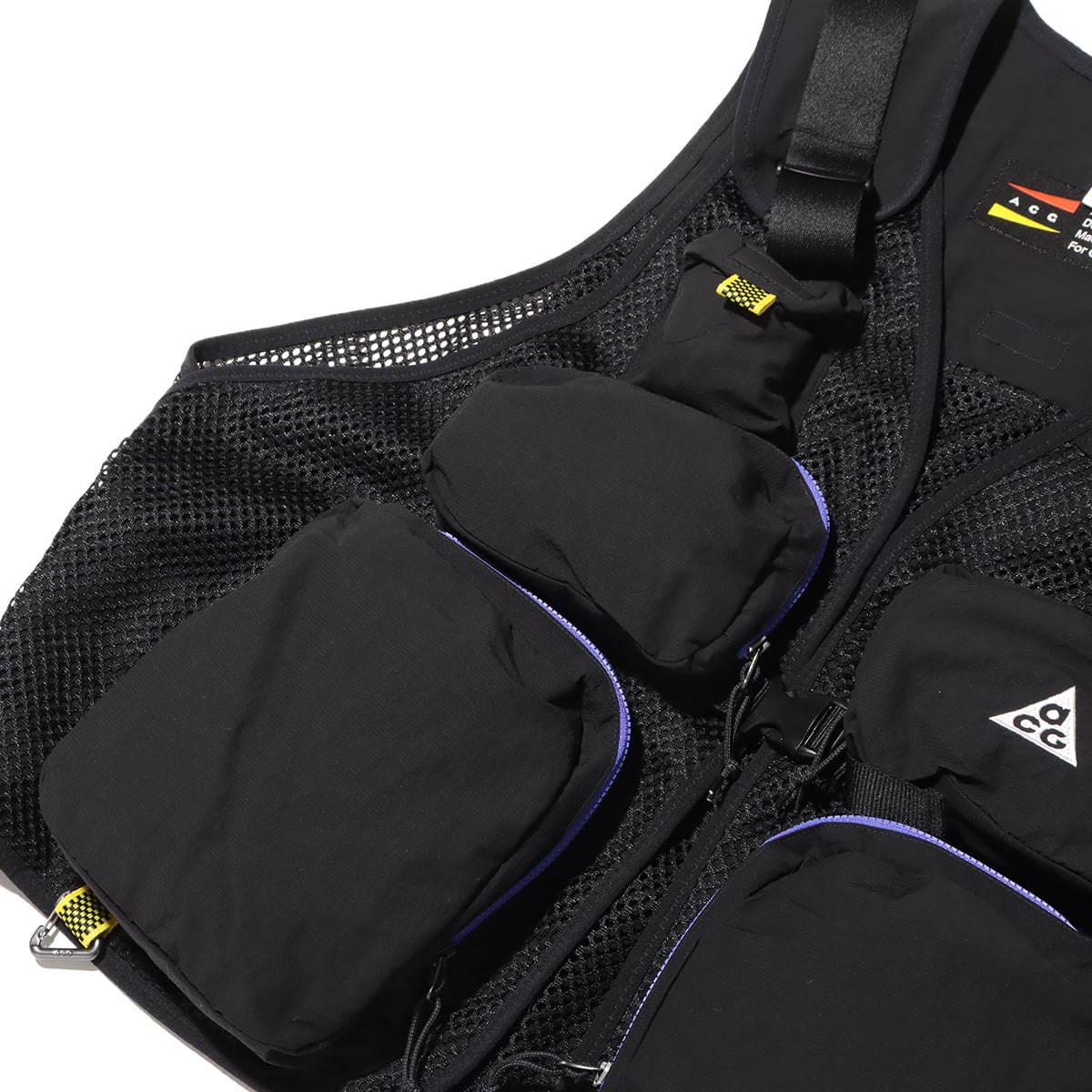 NIKE AS U ACG RIVER DRIFTER VEST BLACK/PERSIAN VIOLET/SUMMIT WHITE