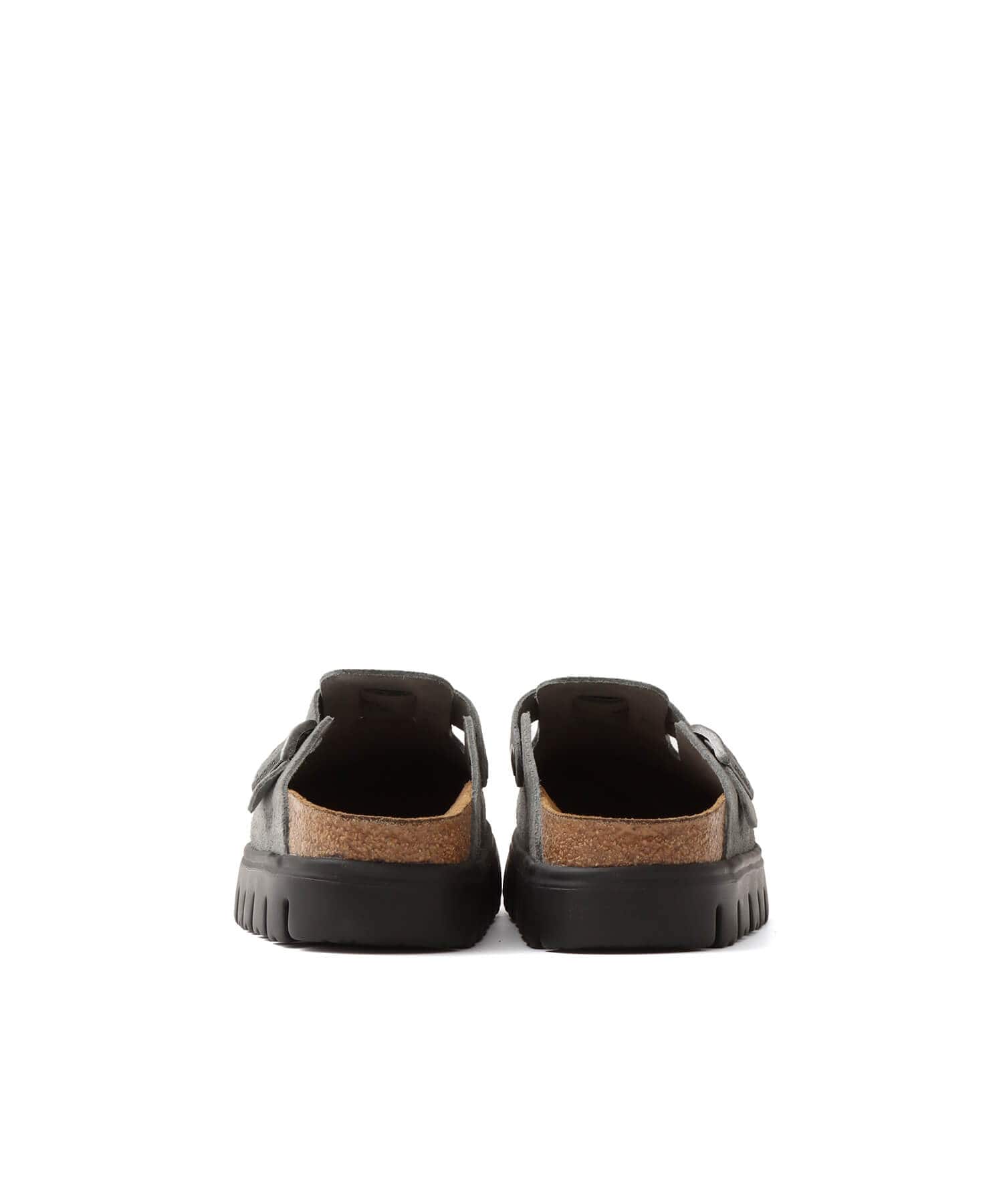BIRKENSTOCK BOSTON CHUNKY LEVE BASALT GRAY/ BLACK BASALT GRAY