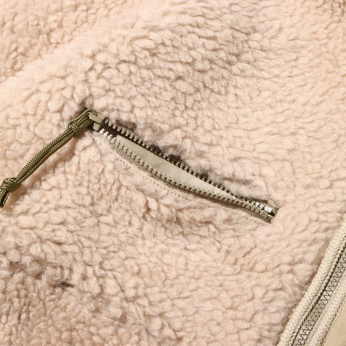 THE NORTH FACE PURPLE LABEL Wool Boa Fleece Field Coat Beige 22FW