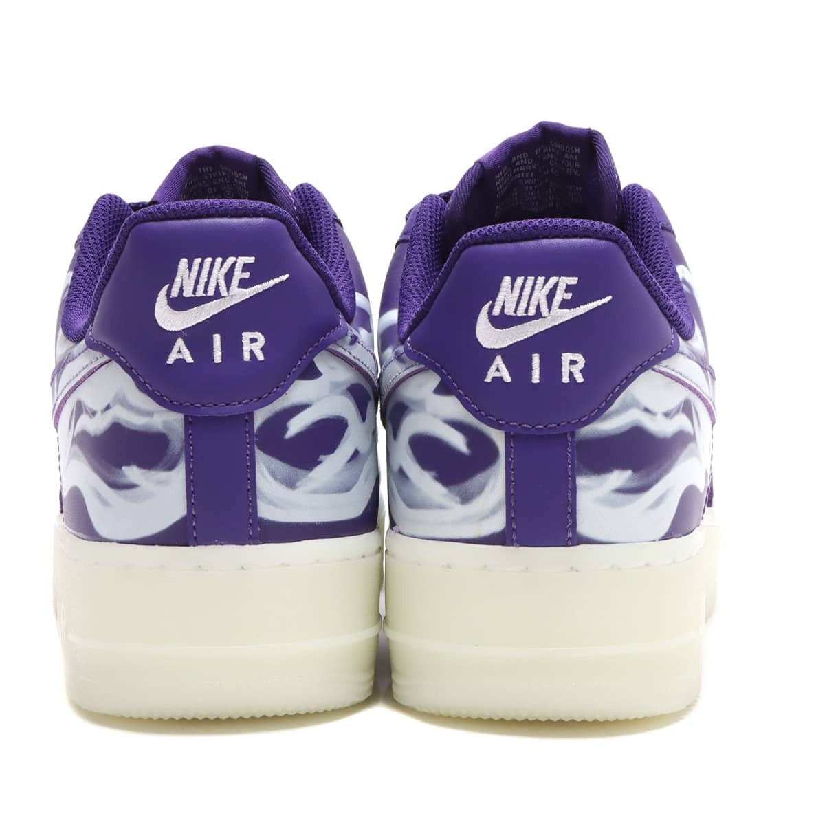 NIKE AIR FORCE 1 '07 SKELETON QS COURT PURPLE/COURT PURPLE-WHITE