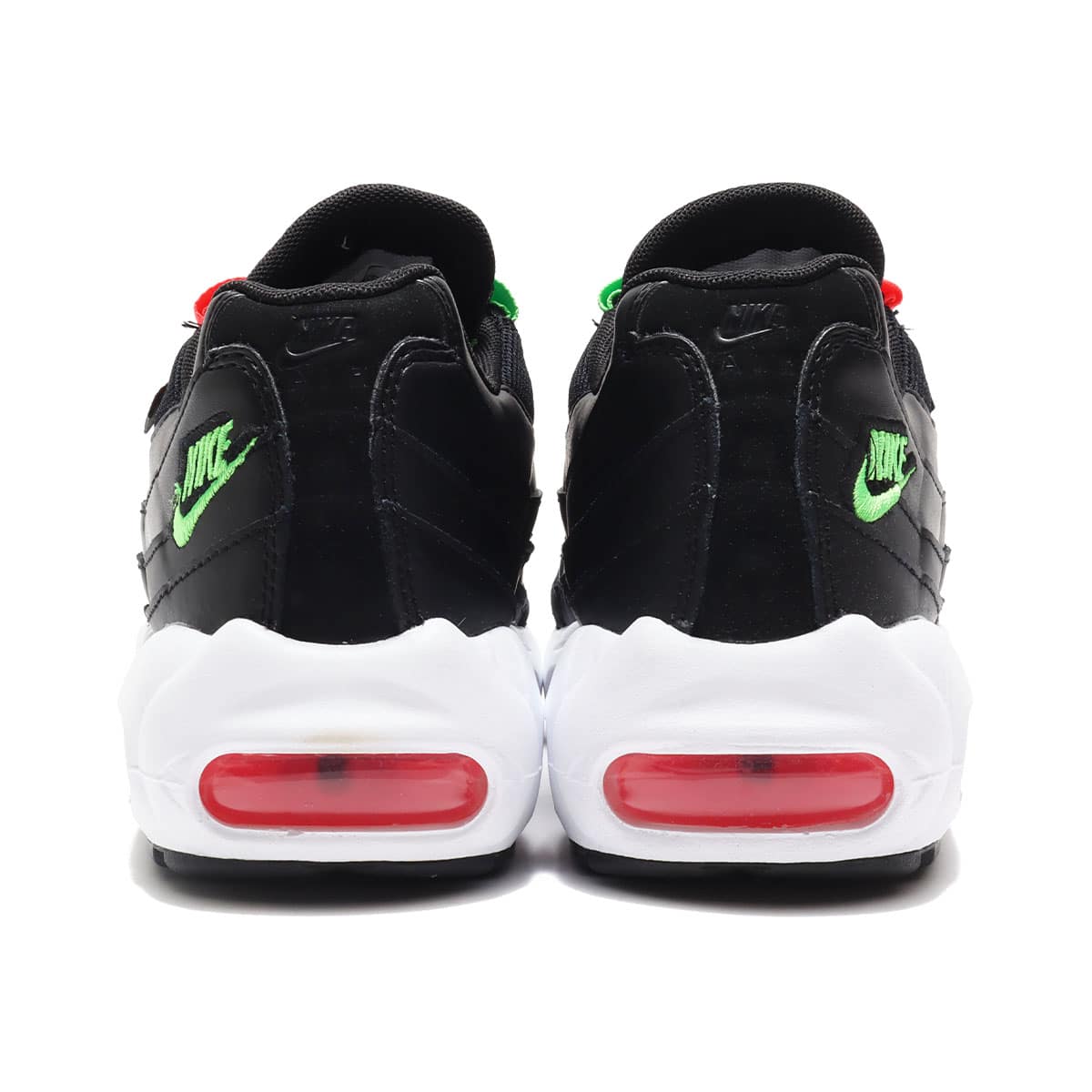 NIKE W AIR MAX 95 SE WW BLACK/GREEN STRIKE-FLASH CRIMSON-WHITE