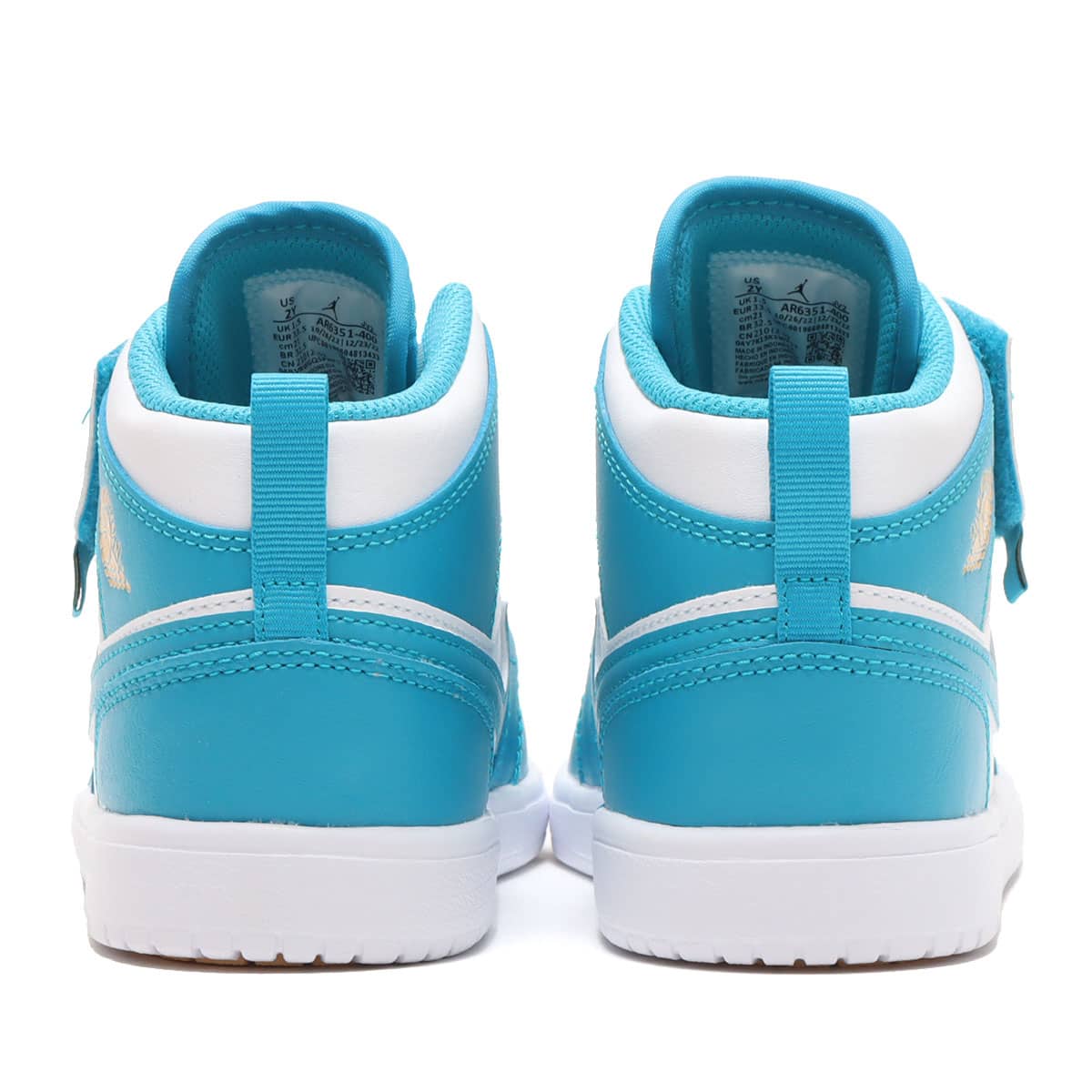 JORDAN BRAND JORDAN 1 MID ALT PS AQUATONE/CELESTIAL GOLD-WHITE