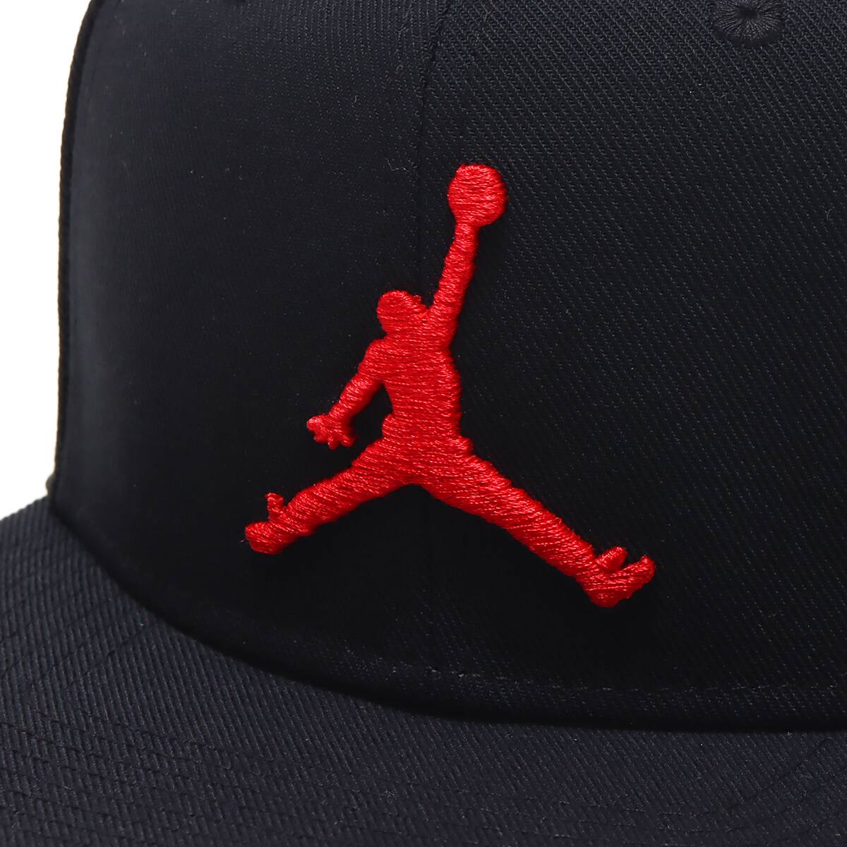 JORDAN BRAND JORDAN PRO JUMPMAN SNAPBACK BLACK/BLACK/BLACK/GYM RED