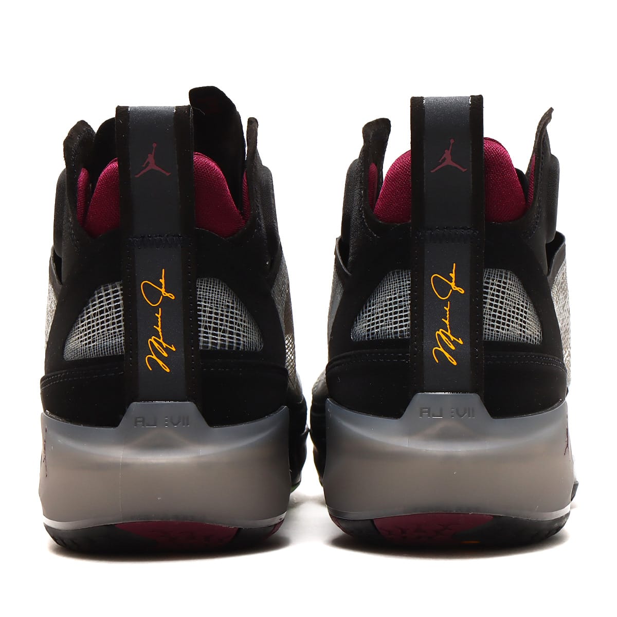 JORDAN BRAND AIR JORDAN XXXVII PF BLACK/BORDEAUX-MIDNIGHT FOG