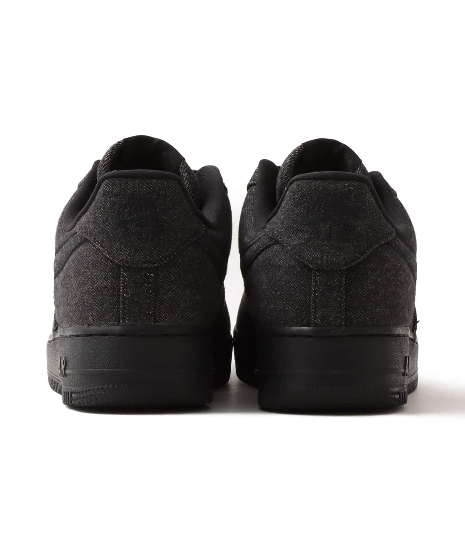 NIKE WMNS AIR FORCE 1 '07 LV8 BLACK/BLACK-WHITE-METALLIC SILVER