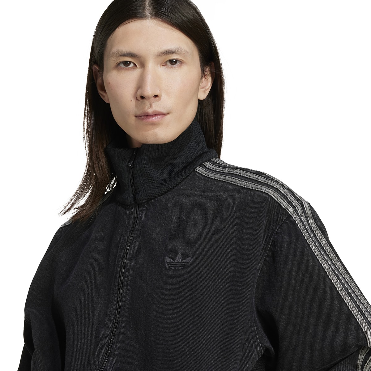adidas DENIM FIREBIRD TRACKTOP トゥルーブラックデニム（アディダス