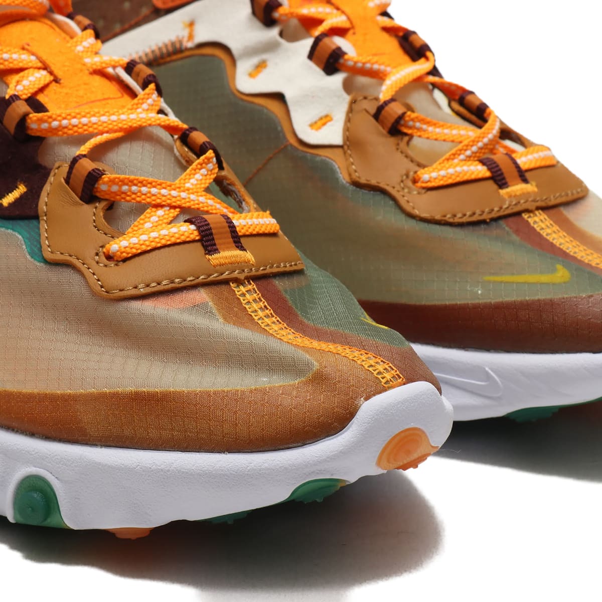 NIKE REACT ELEMENT 87 PALE IVORY/ORNG PL-PL IVRY-FR 19SU-S（ナイキ