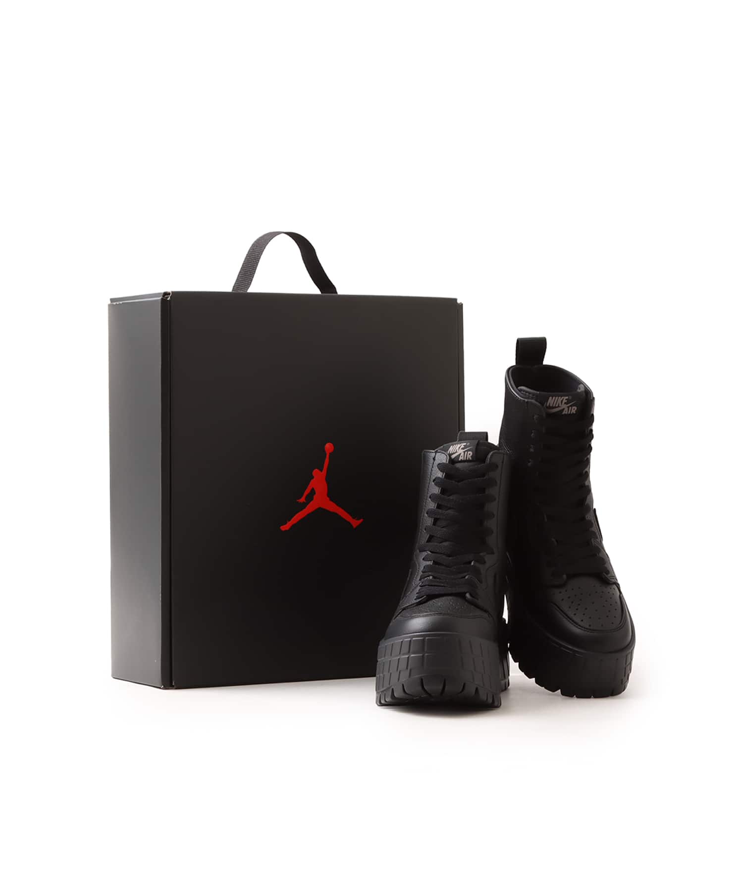 JORDAN BRAND WMNS AIR JORDAN 1 BROOKLYN BLACK/FLAT PEWTER-BLACK