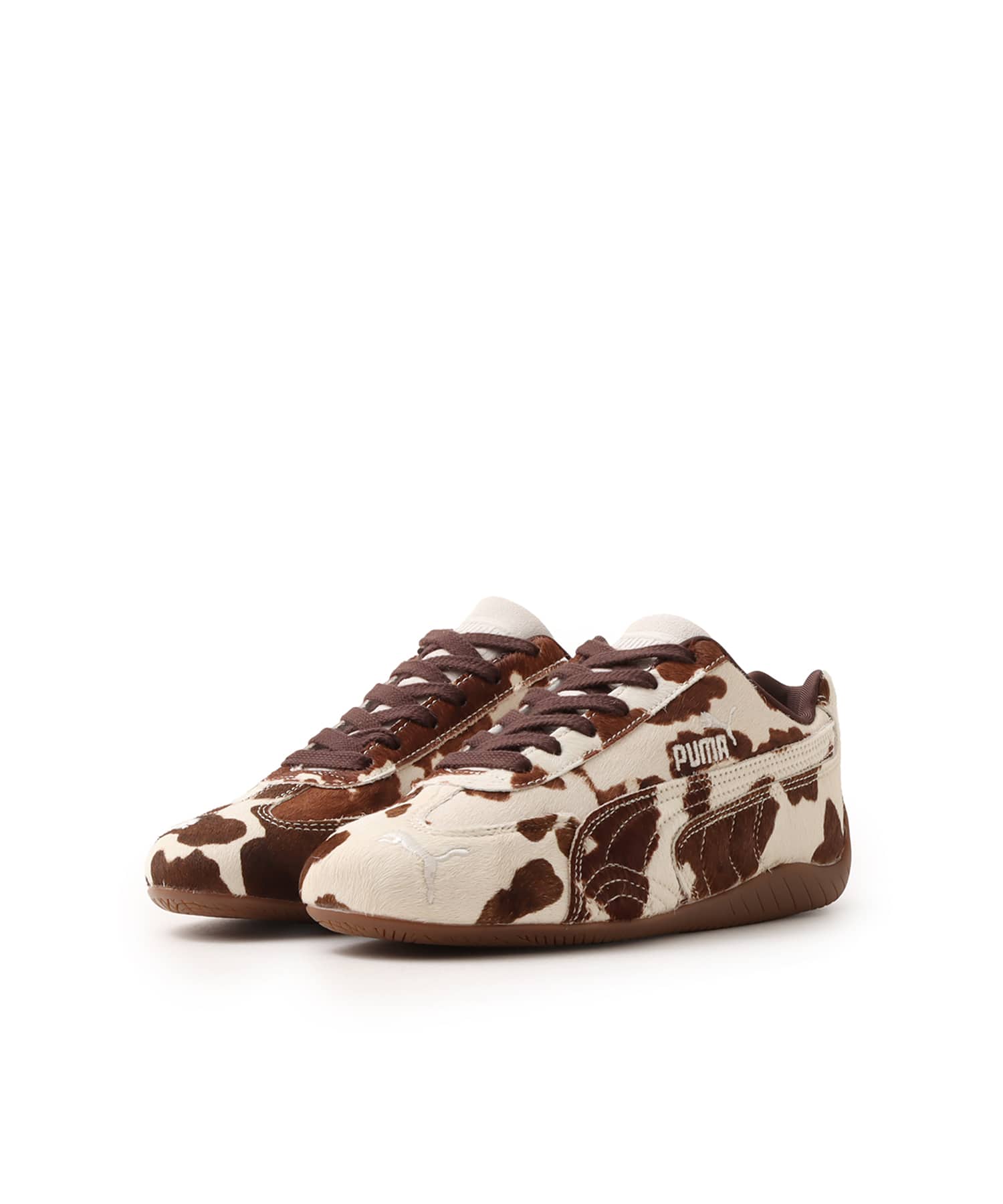 PUMA SPEEDCAT COW WNS CHOCOLATE BROWN-GUM（プーマ スピードキャット