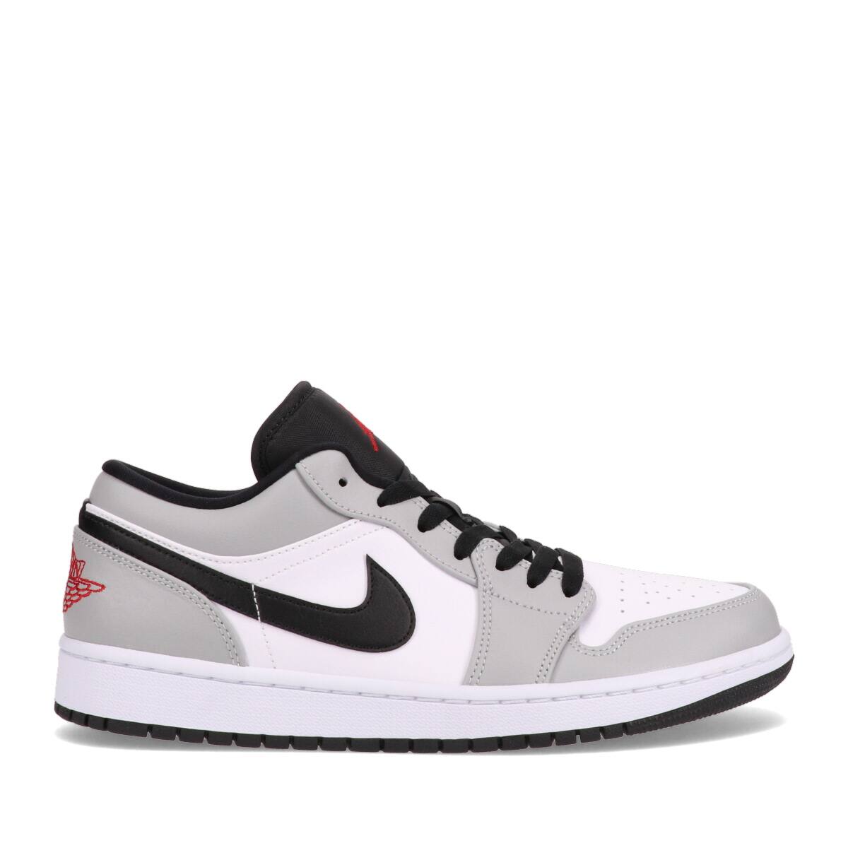JORDAN BRAND AIR JORDAN 1 LOW LT SMOKE GREY/GYM RED-WHITE-BLACK