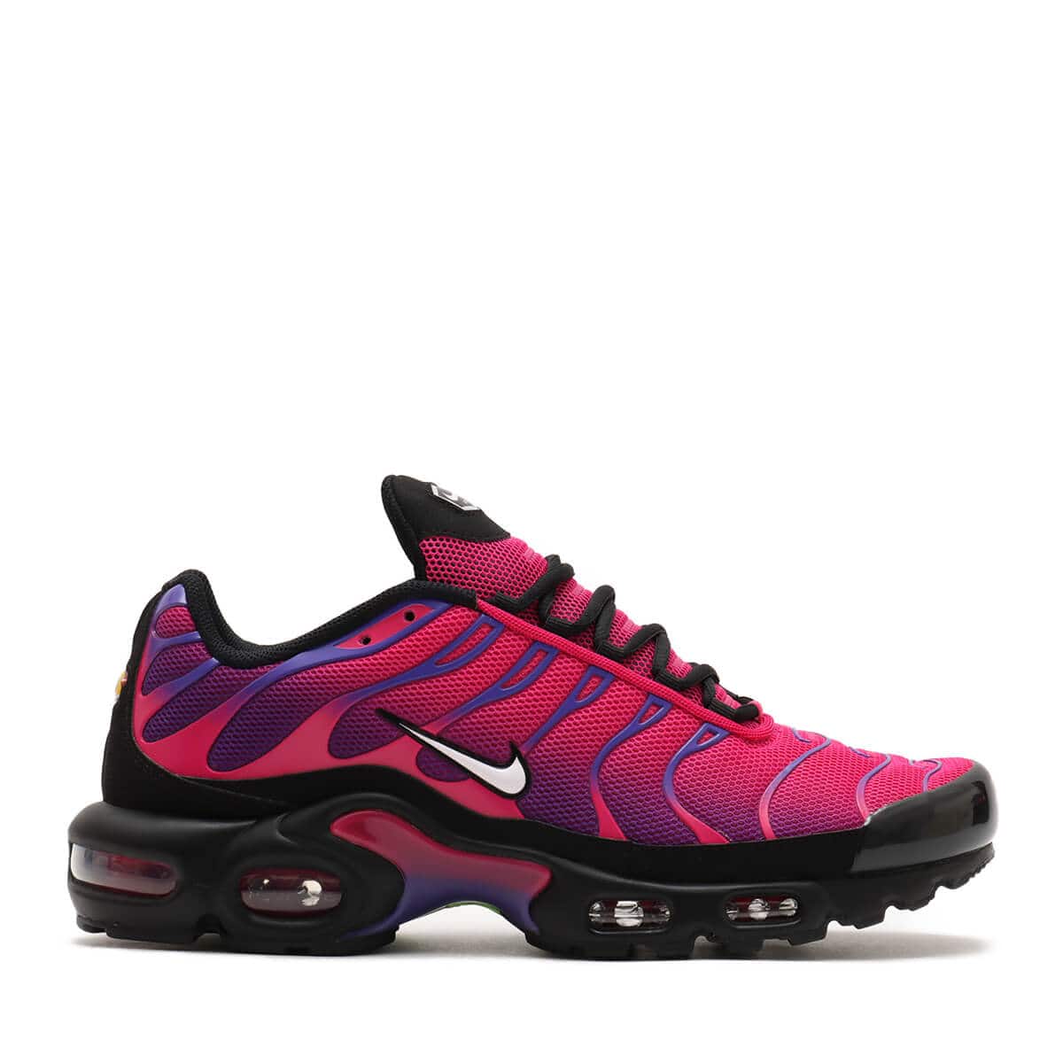 NIKE AIR MAX PLUS FIREBERRY/WHITE-BLACK-PURE PURPLE （ナイキ エア