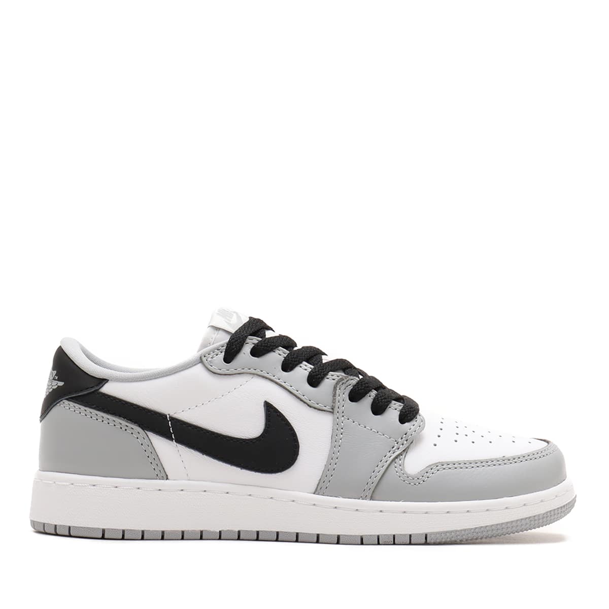 JORDAN BRAND AIR JORDAN 1 RETRO LOW OG (GS) WHITE/BLACK-WOLF GREY