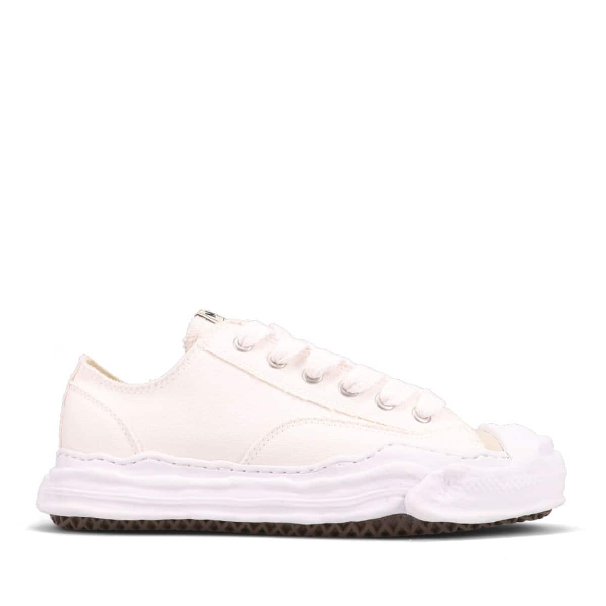 MAISON MIHARA YASUHIRO HANK CANVAS LOW WHITE（メゾンミハラヤスヒロ