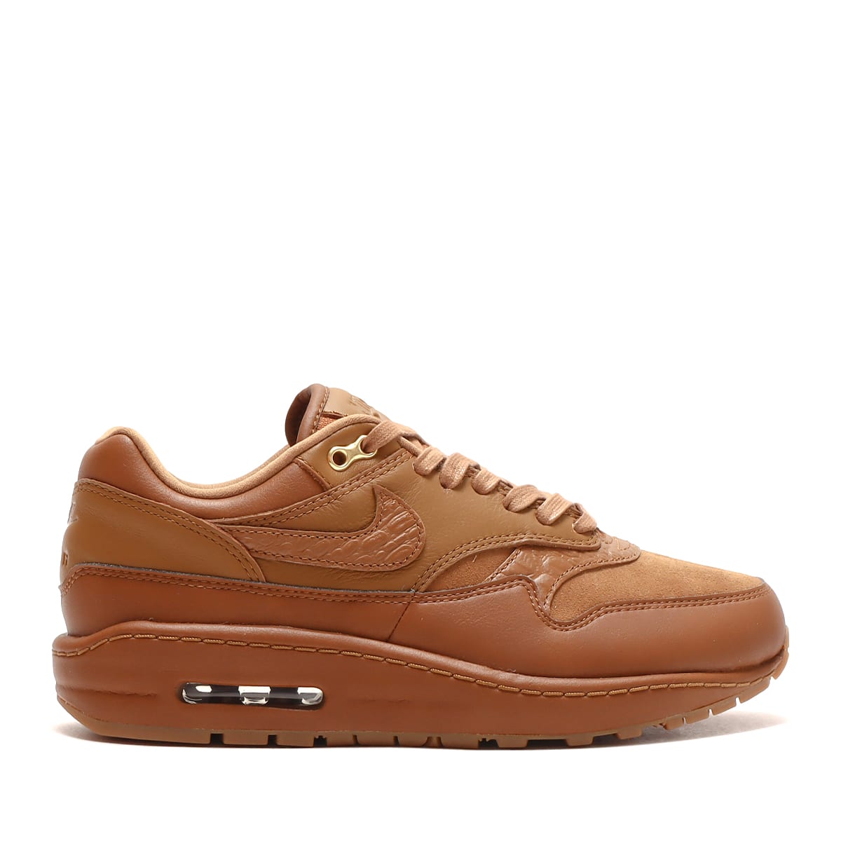 NIKE W AIR MAX 1 '87 NBHD ALE BROWN/ALE BROWN-GUM MED BROWN 22HO-I