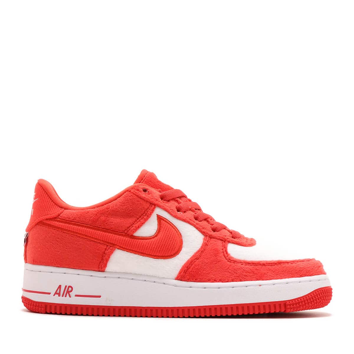 NIKE AIR FORCE 1 GS FIRE RED/LT CRIMSON-WHITE-PINK FOAM（ナイキ