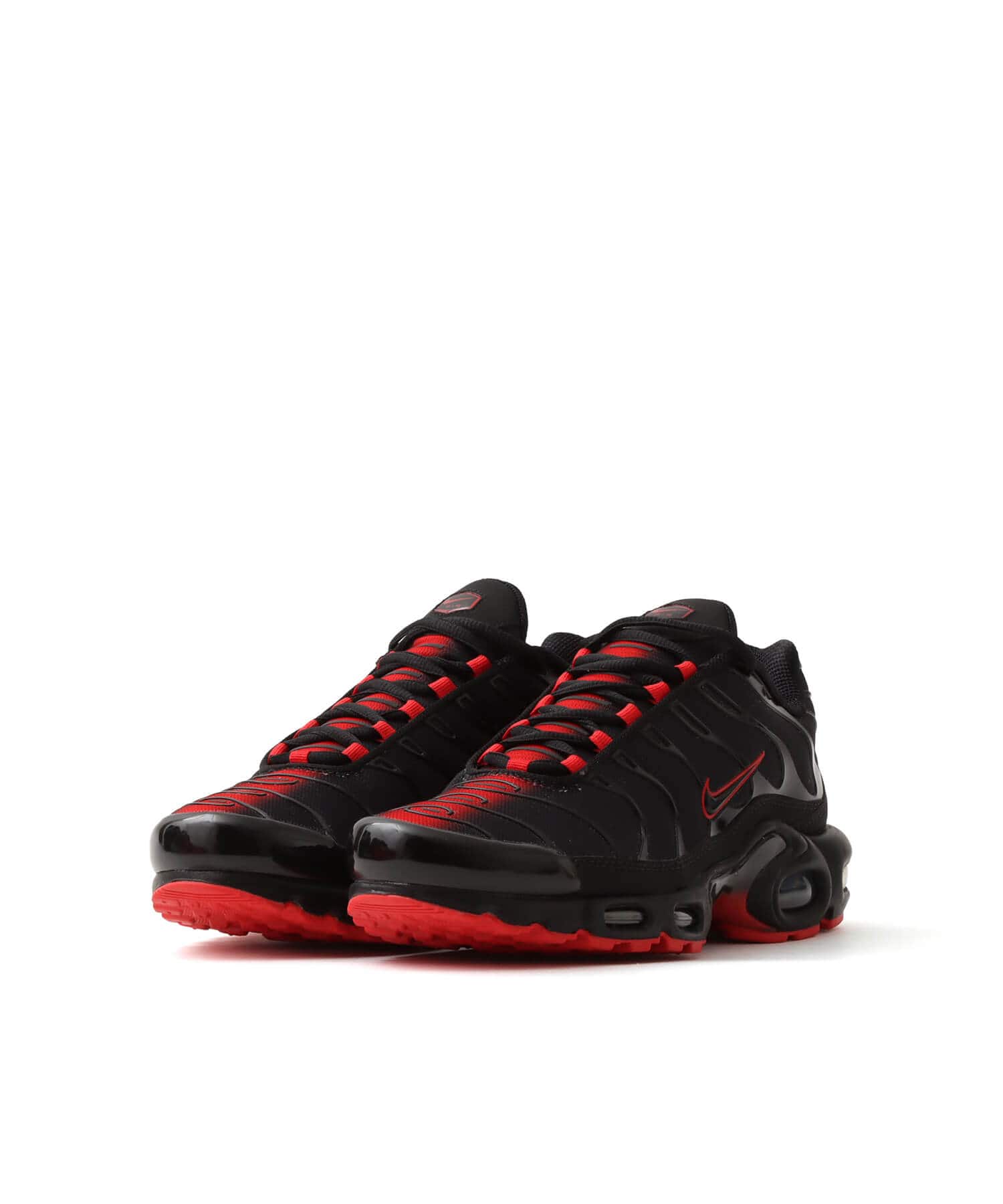 NIKE AIR MAX PLUS BLACK/UNIVERSITY RED（ナイキ エア マックス