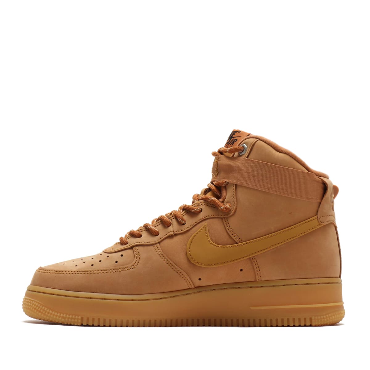 NIKE AIR FORCE 1 HIGH '07 WB FLAX/WHEAT-GUM LIGHT BROWN-BLACK