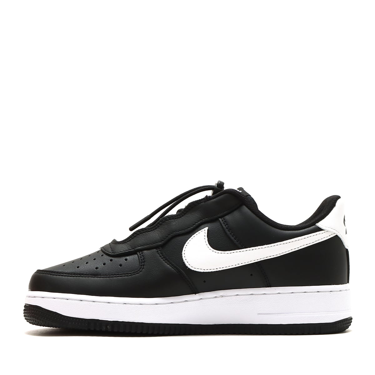 NIKE AIR FORCE 1 '07 LV8 BLACK/WHITE-CLEAR-WORN BLUE 22HO-I