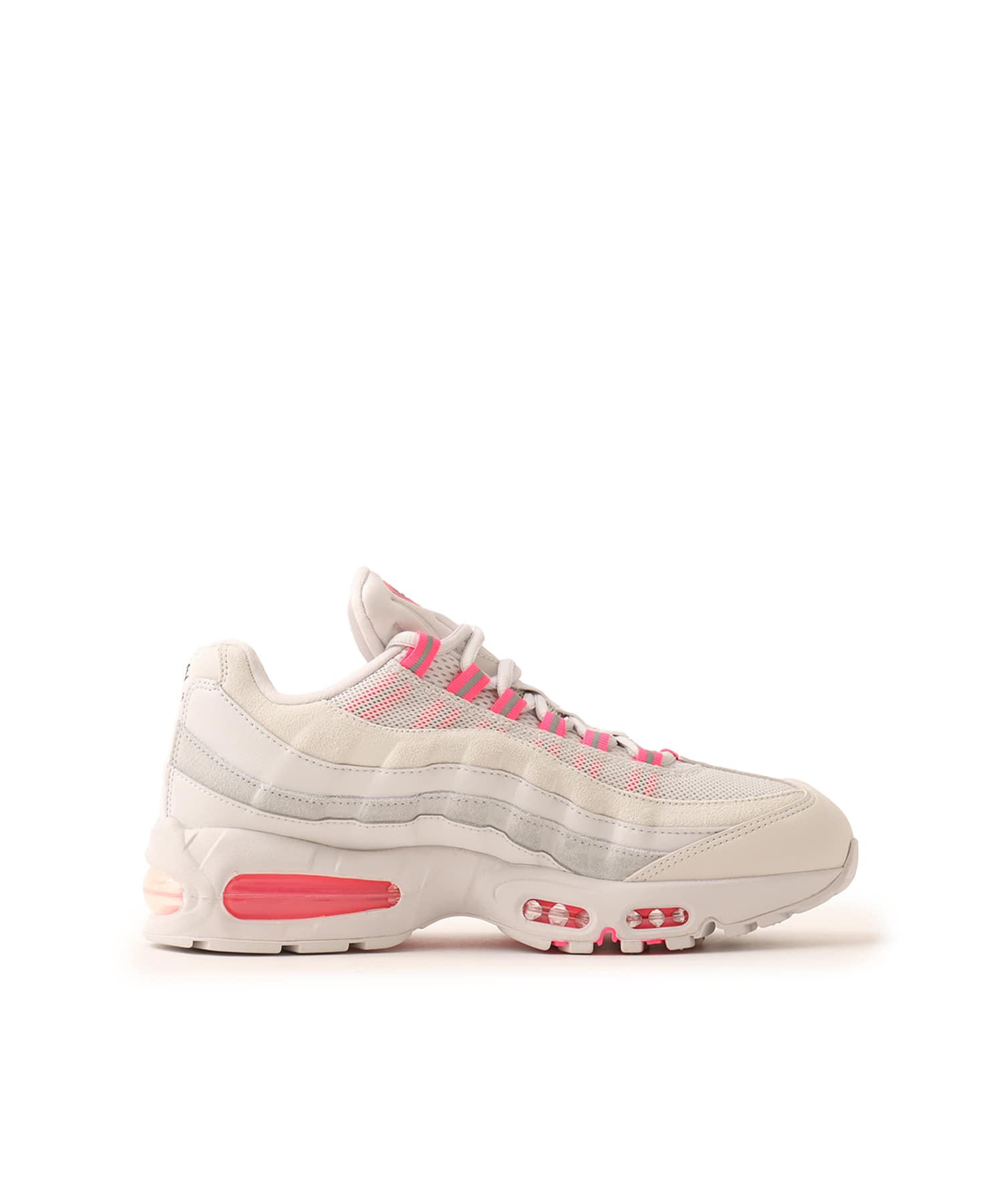 NIKE W AIR MAX 95 VAST GREY/HYPER PINK-PURE PLATINUM（ナイキ