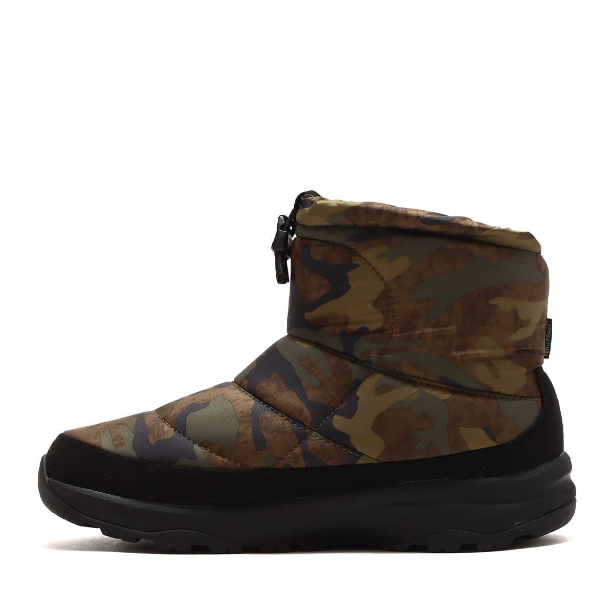 THE NORTH FACE NUPTSE BOOTIE WP LOGO SHORT SE TNFカモプリント×TNF