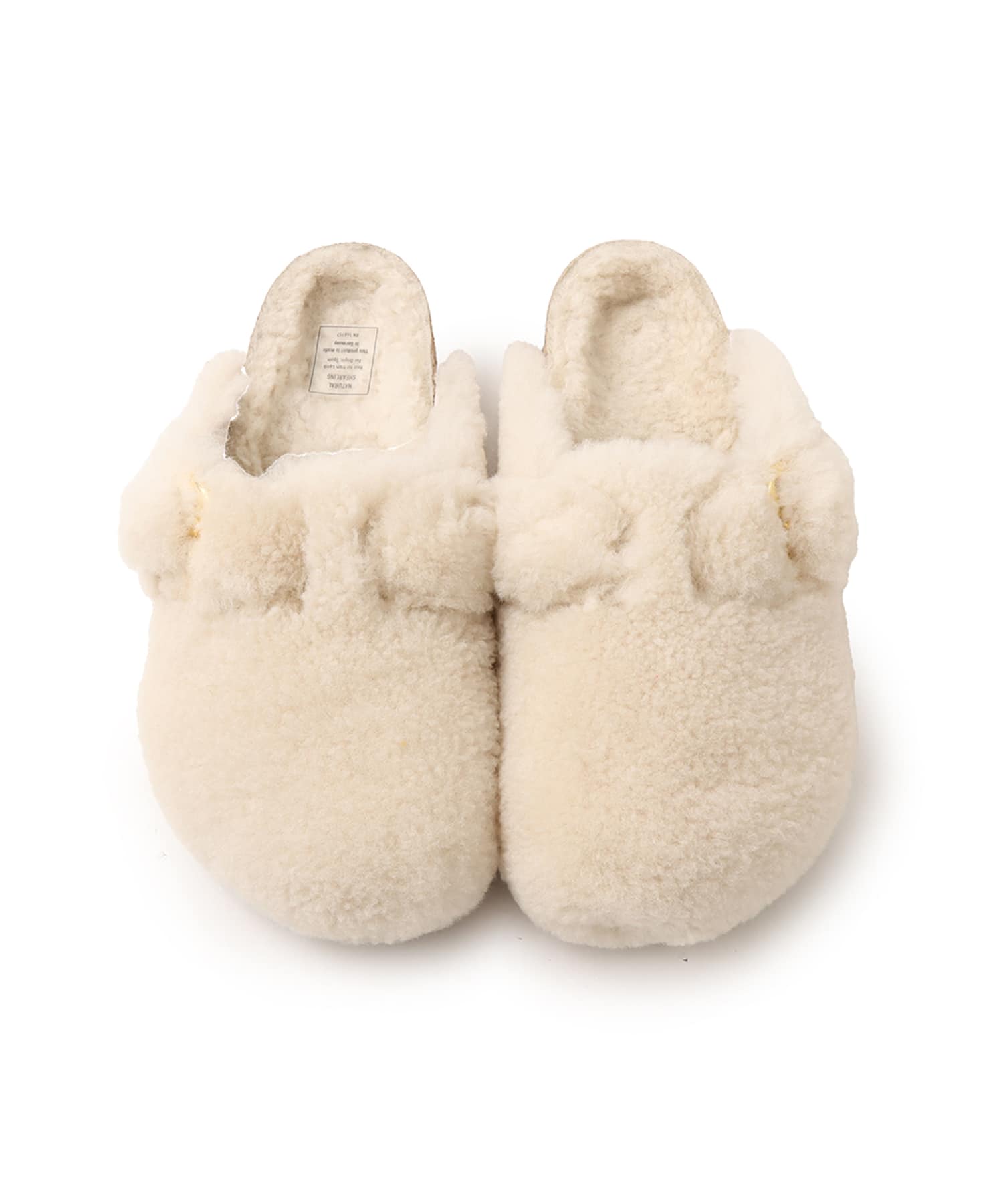 BIRKENSTOCK BOSTON BIG BUCKLE TEDDY EGGSHELL LAF EGGSHELL