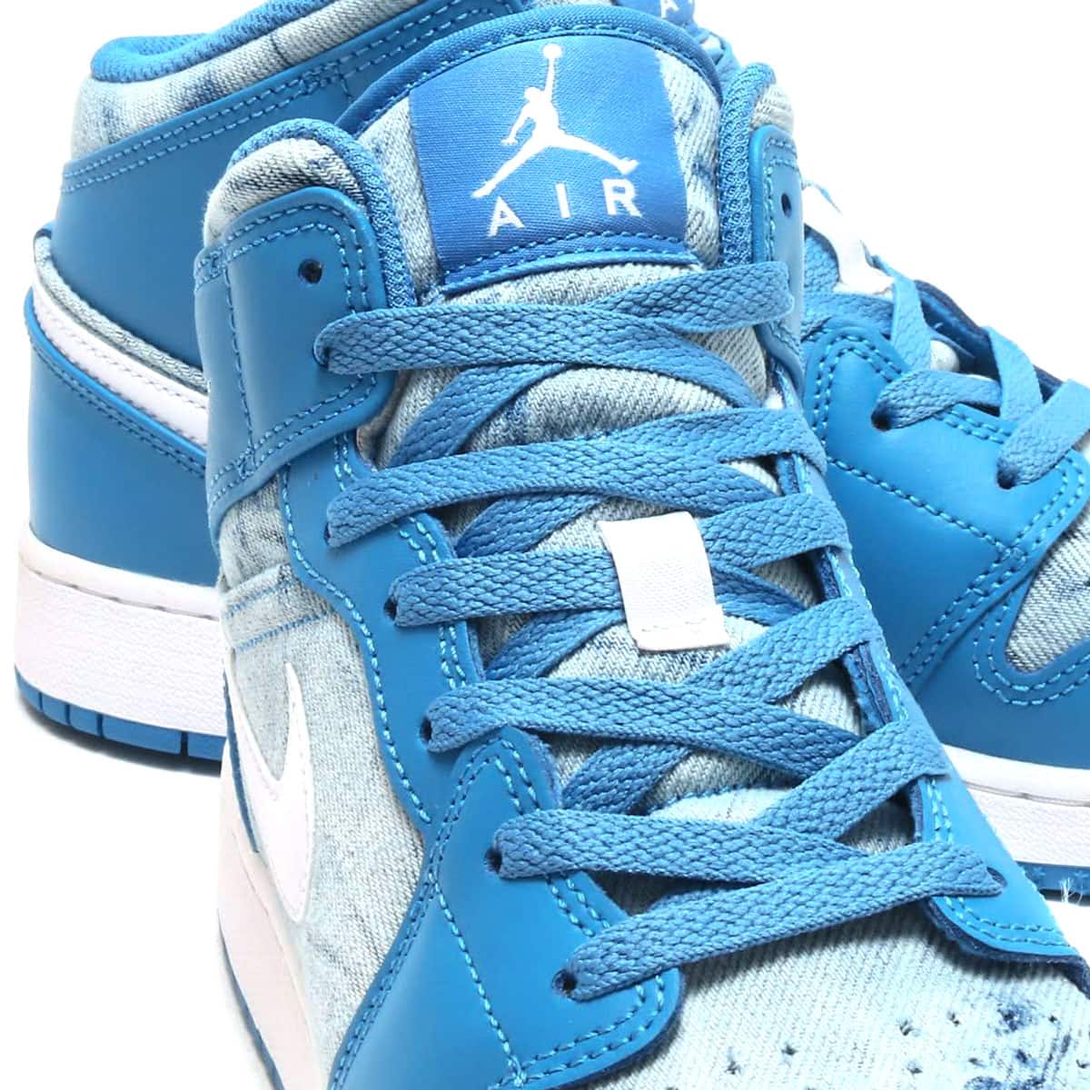 JORDAN BRAND AIR JORDAN 1 MID (GS) DUTCH BLUE/WHITE（ジョーダン