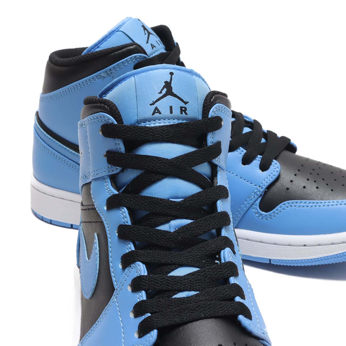JORDAN BRAND AIR JORDAN 1 MID UNIVERSITY BLUE/BLACK-WHITE 23FA-I