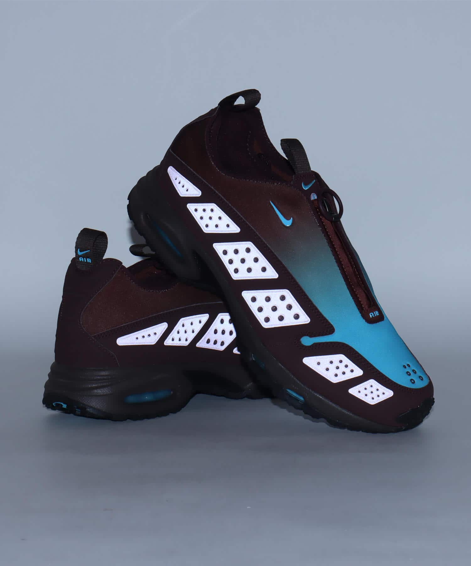 NIKE AIR MAX SNDR BURGUNDY CRUSH/BALTIC BLUE-BAROQUE BROWN
