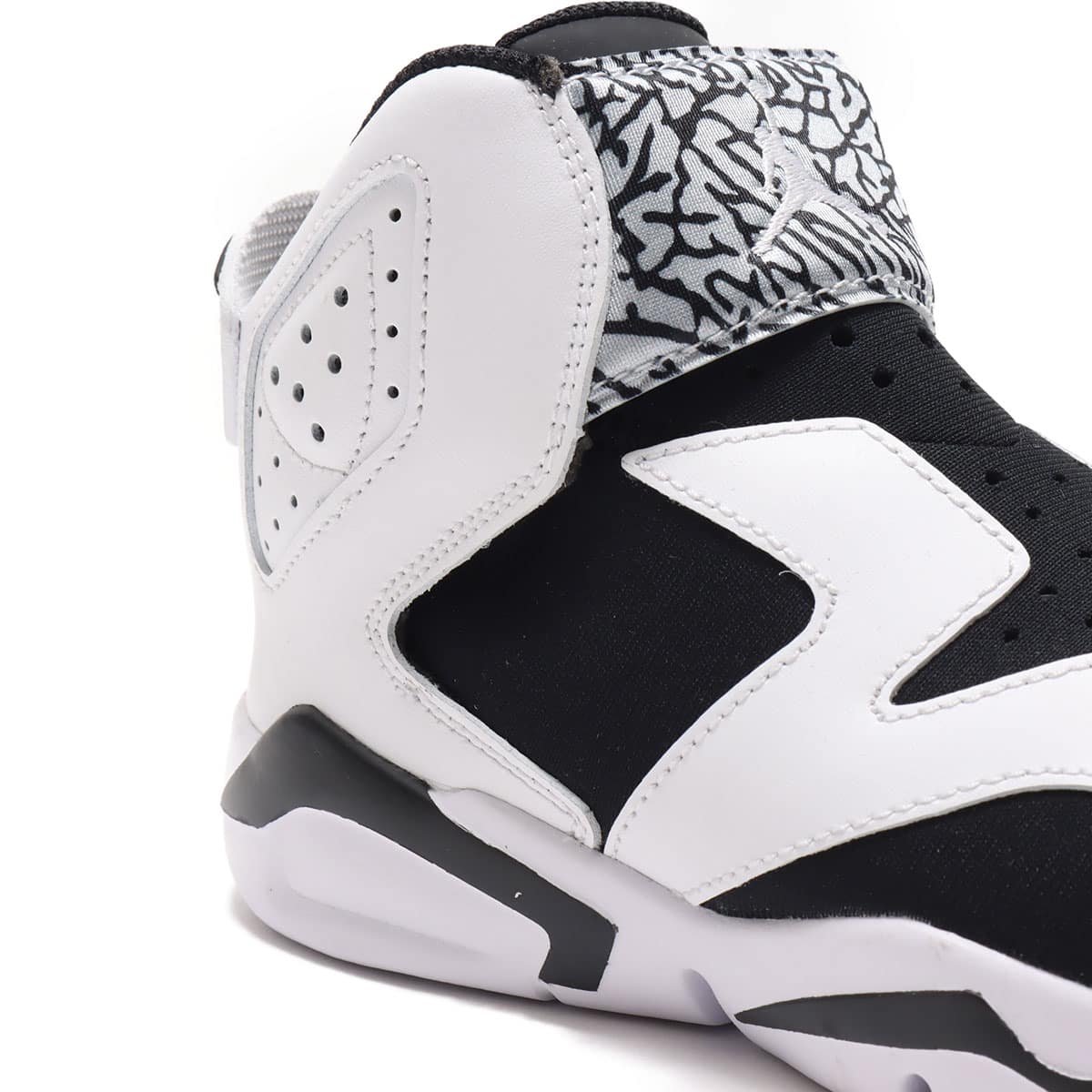 JORDAN BRAND JORDAN 6 RETRO LITTLE FLEX PS WHITE/BLACK-PURE