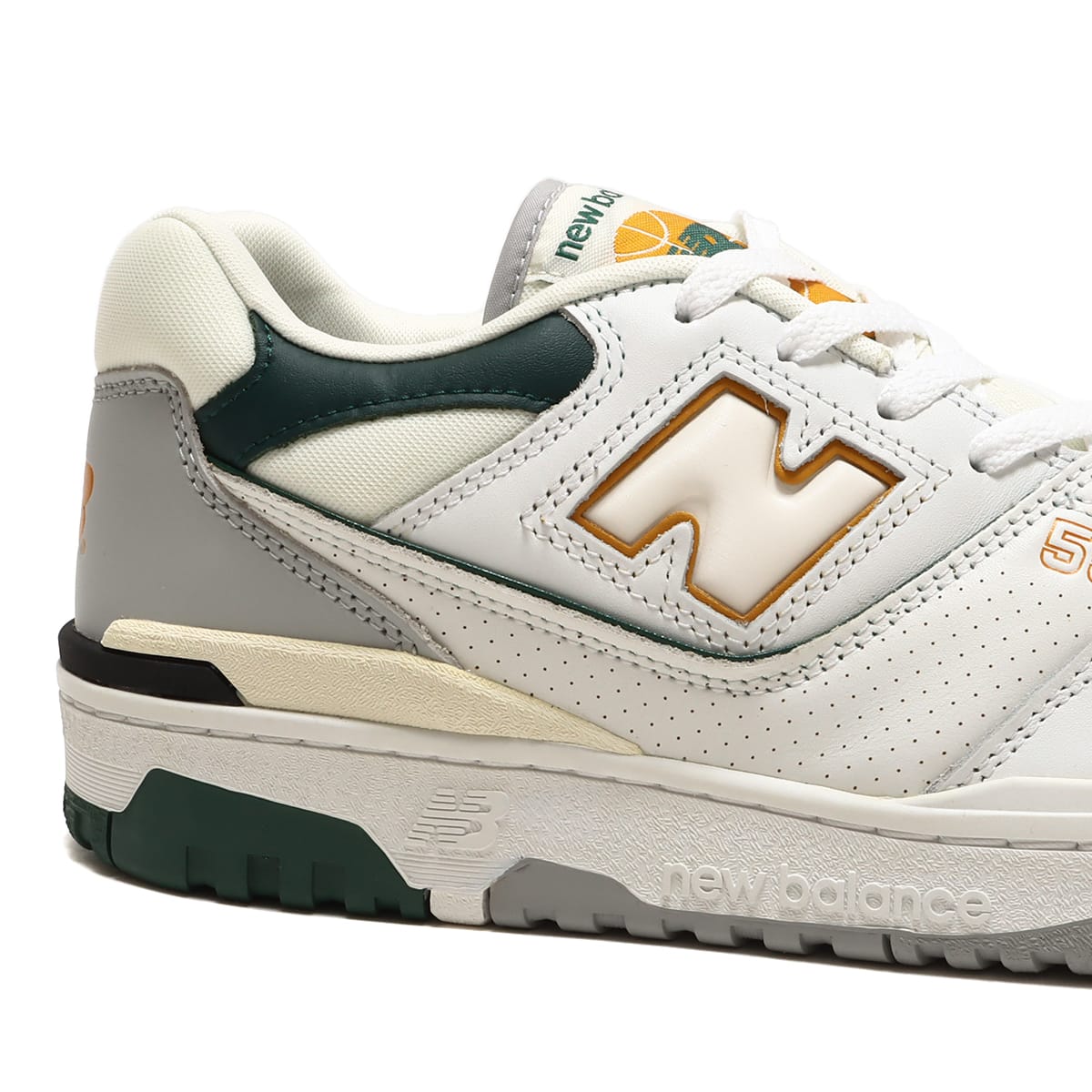 New Balance BB550PWC WHITE/GREEN（ニューバランス BB550PWC-ホワイト