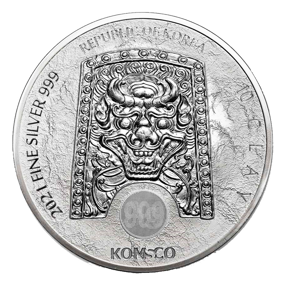 2021 South Korea 1 oz Silver ZI:SIN Taurus - Golden Eagle Coins