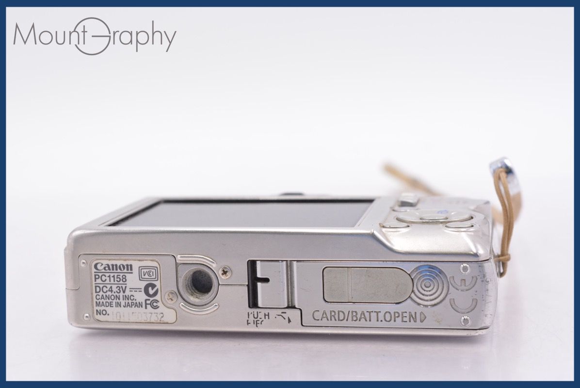 ☆ジャンク特価☆ キヤノン Canon IXY DIGITAL 60 3x バッテリー付属