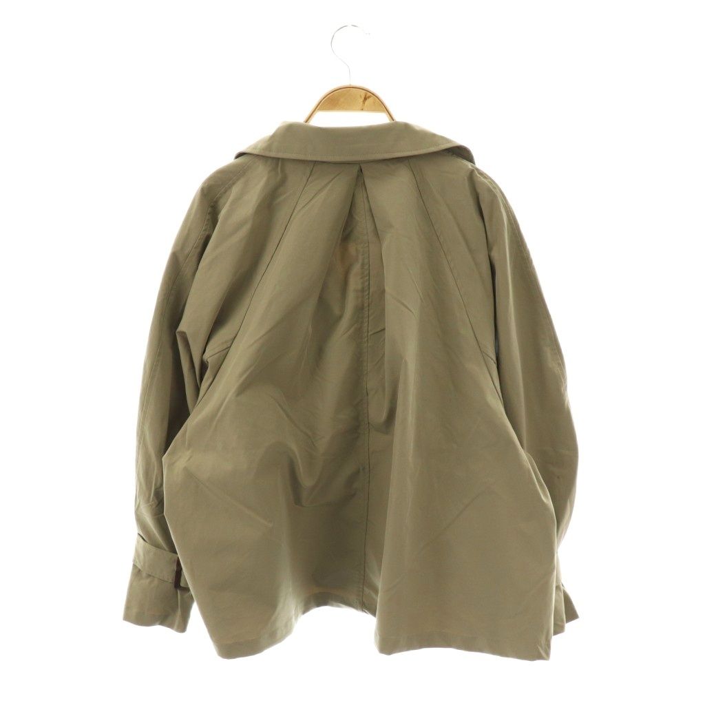 プラスオトハ PLUS OTOHA ショートトレンチコート M カーキ /HK □OS