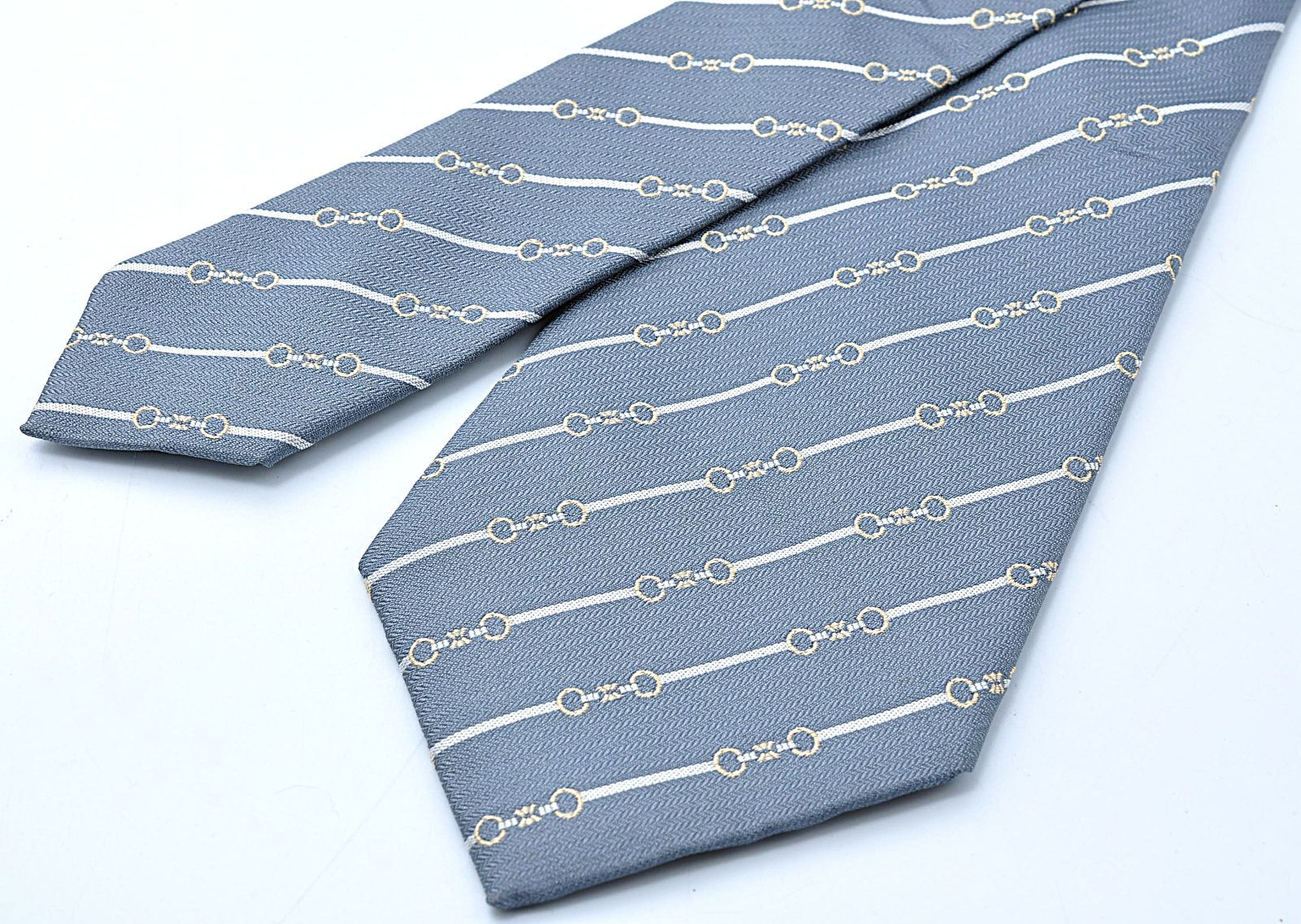 CELINE セリーヌ ネクタイ Silk シルク マカダム柄 トリオンフ Men's