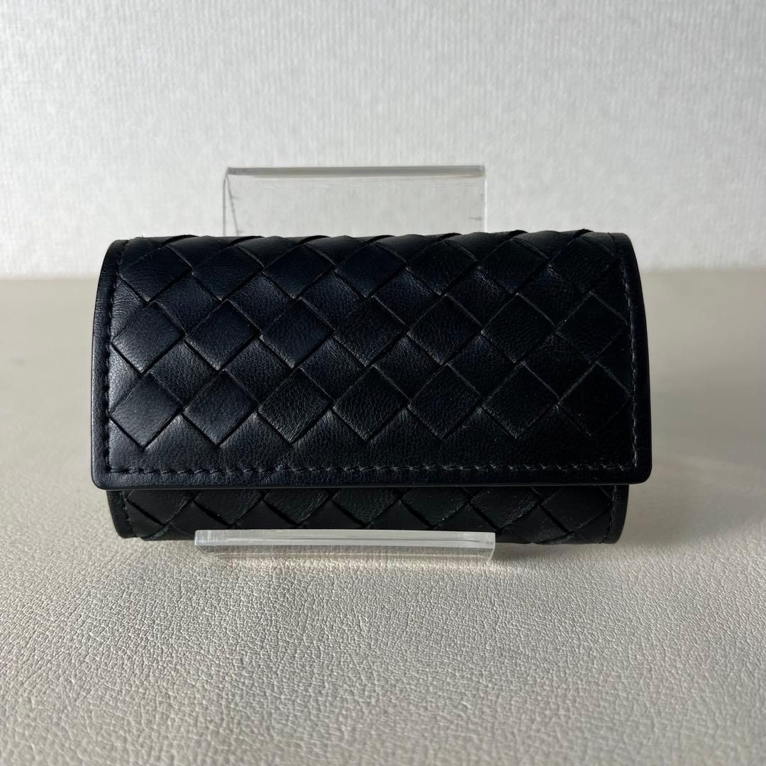 美品 ボッテガヴェネタ イントレチャート レザー コインケース 小銭