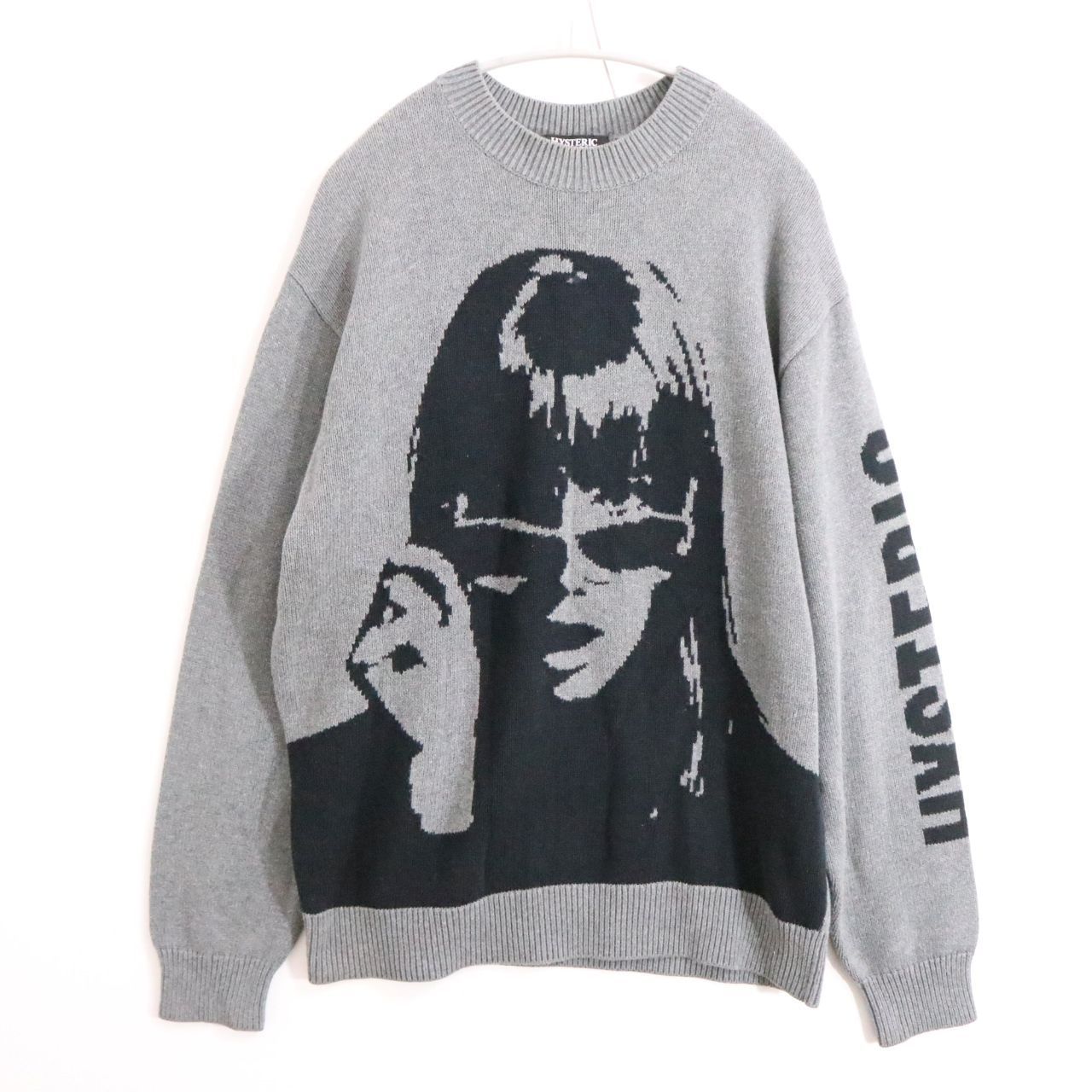 中古A】HYSTERIC GLAMOUR ヒステリックグラマー L メンズ 長袖 ニット